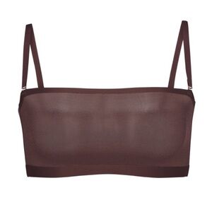 SKIMS - Sheer Sculpt Bandeau Cocoa M | New